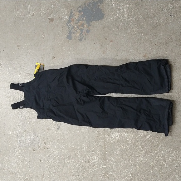 NEW! Kids' Waterproof Snow Ski Bib w/ Clips on Straps - All in Motion, Black - Picture 8 of 16